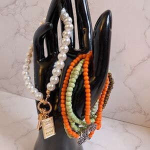 Collection Of Bead Bracelets - Assorted Colors